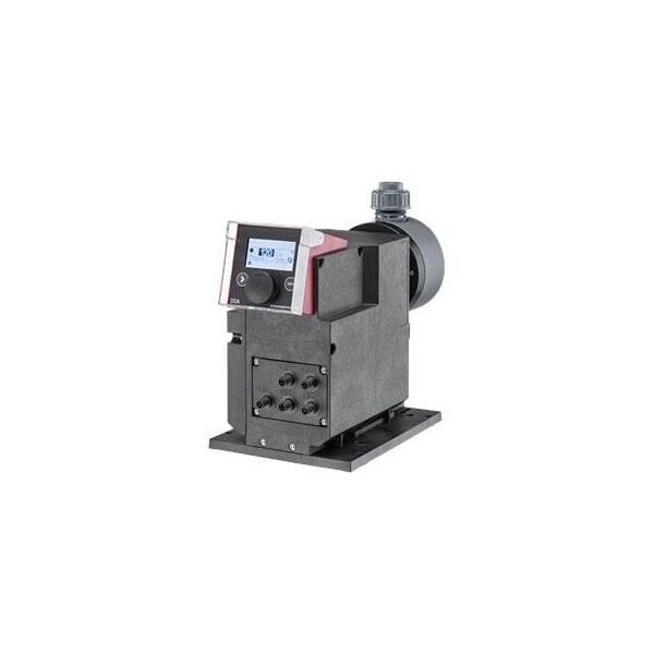 DDE Series Digital Dosing Pump, Type Key: DDA 60-10 AR-PVC/V/C-F-31A7A7BG. 3/4" x 3/4" NPT Male